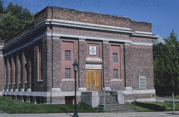 2000s United States -  Masonic Temple, Main Street, Kellogg, Idaho 2004