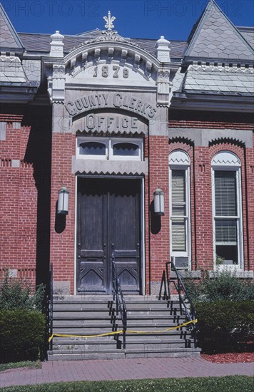 2000s United States -  County Clerk's office, Village Green, Delhi, New York 2007