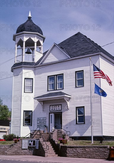 2000s United States -  City Hall (1891), Bennett Avenue, Mellen, Wisconsin 2003