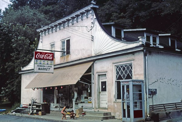 1970s America -  Kenoza Lake Market, Kenoza Lake, New York 1976