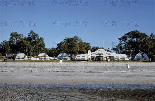 1970s United States -  Alamo Plaza Hotel Courts, Gulfport, Mississippi 1979