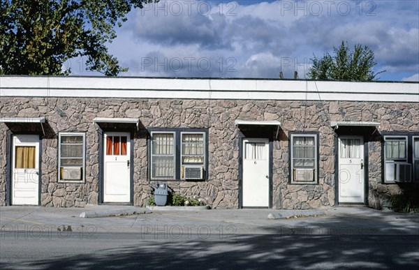 1980s United States -  Motel Meyer, Belle Fourche, South Dakota 1987