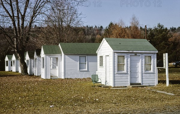 1970s United States -  Cabins, Saratoga Springs, New York 1977