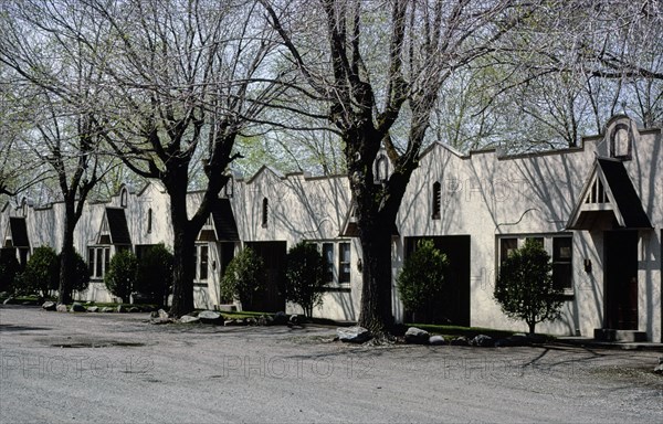 1980s United States -  Mountain View Motel, Ogden, Utah 1980