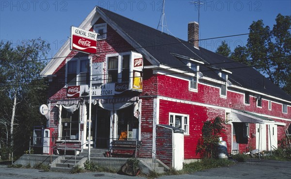 1980s America -  Palmyra General Store, Palmyra, Maine 1984