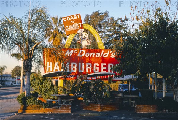 1970s America -   McDonald's, Azusa, California 1979