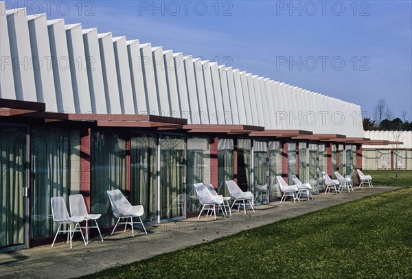 1990s United States -  Snow Flake Motel, Lincoln Township, Michigan 1991