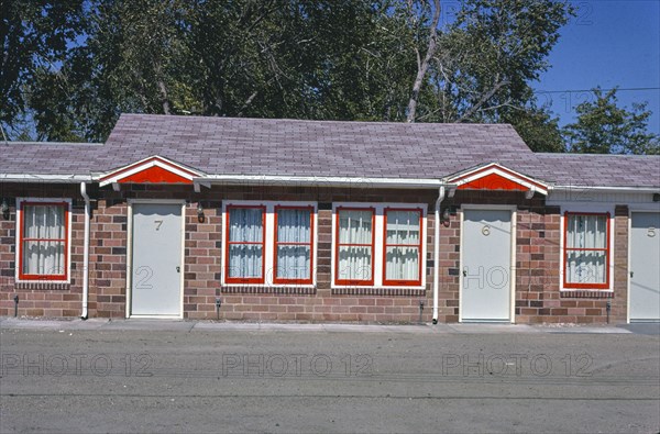 1980s United States -  Remington Arms Motel, Ainsworth, Nebraska 1980