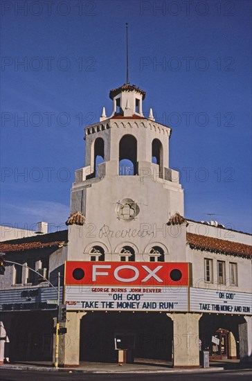 1970s America -  Fox Theater, Riverside, California 1978