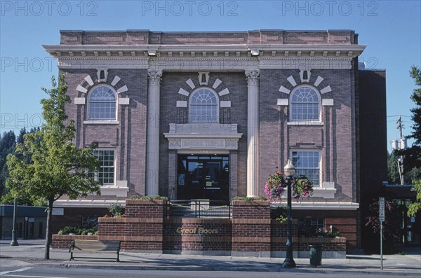 2000s United States -  Masonic Temple, Sherman Avenue, Coeur d'Alene, Idaho 2004