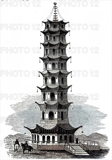 The porcelain tower of Nanking