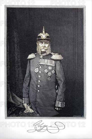 William I. or in German Wilhelm I.