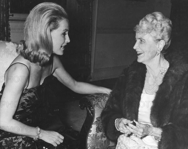 Dina Merrill and Marjorie Post