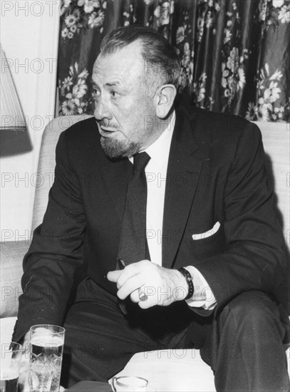 American author John Steinbeck. Berlin, Germany, December 11, 1963.