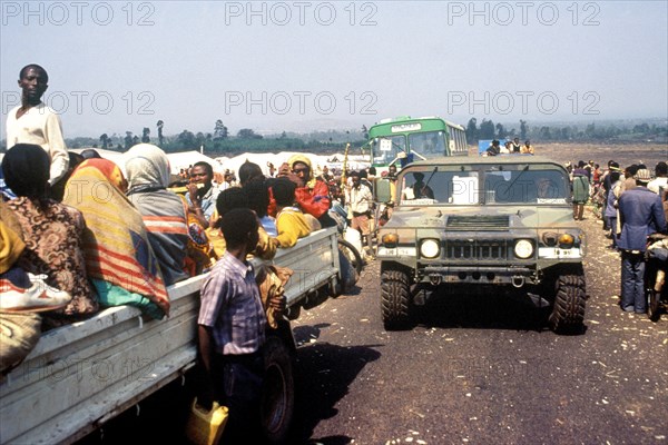 1994  Zaire - A US military High-Mobility Multipurpose Wheeled Vehicle (HMMWV)