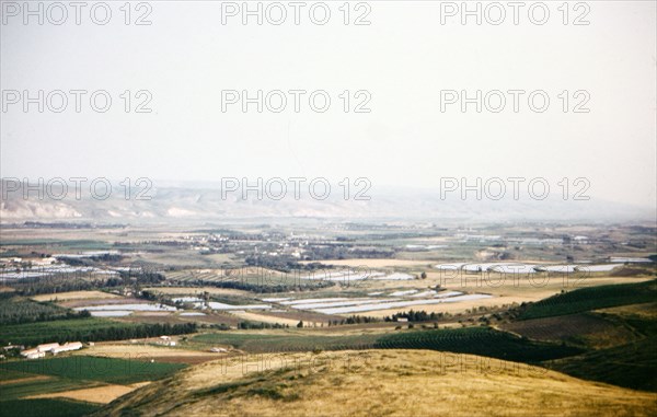 Fishponds of the Jordan River in Israel