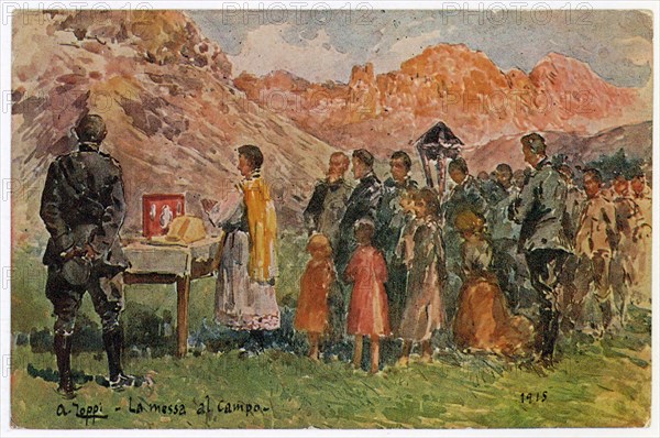 The mass in the countryside