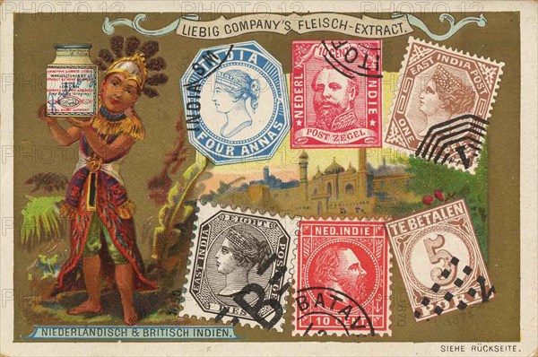 Picture Series Countries And Stamps And Motives