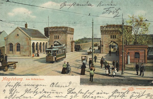 Bridge Gate In Magdeburg