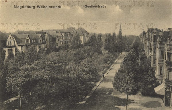 Goethestrasse In Magdeburg Wilhelmstadt