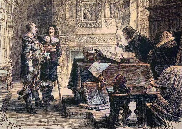 An Interrogation Of The Studiosus Wallenstein In Front Of The Rector Of The School In Altdorf