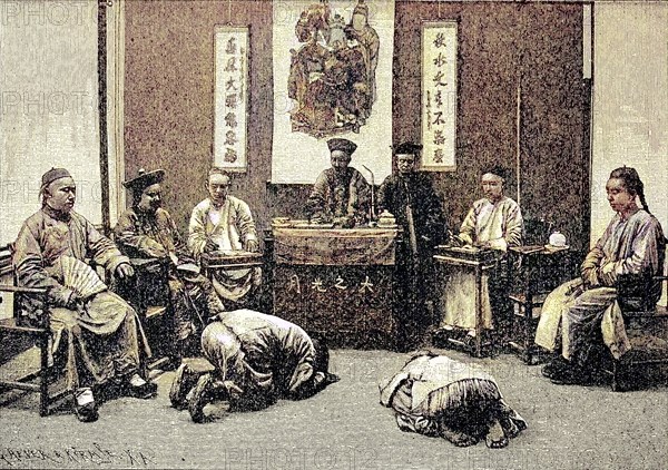 A Meeting Of The Court In China