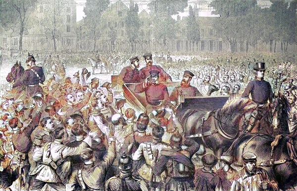 Entry Of King William I Of Prussia At Versailles On 5 October