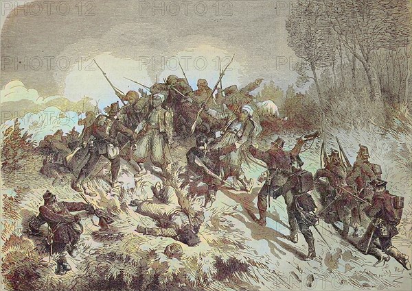 Capture Of Turcos By North German Riflemen