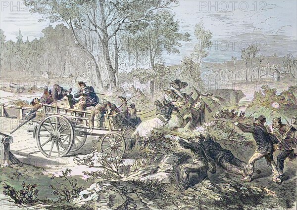 The Field Post Is Attacked By Franctireurs