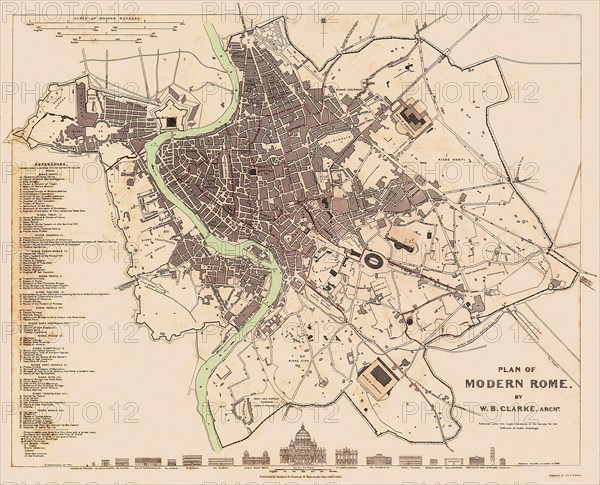 Map of Rome.