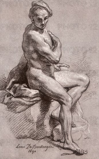 Study of a Male Nude.