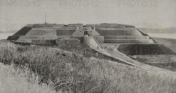 China, Talien-wan Fort, in the homonymous bay