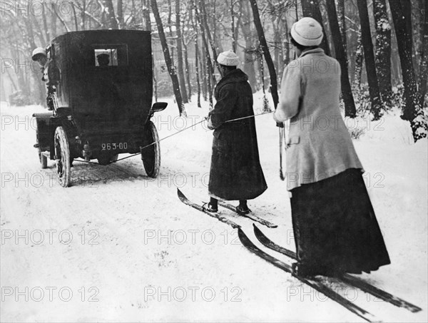 sport, ski, tourisme, parc de milan, 1911