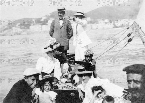 people on sailboat