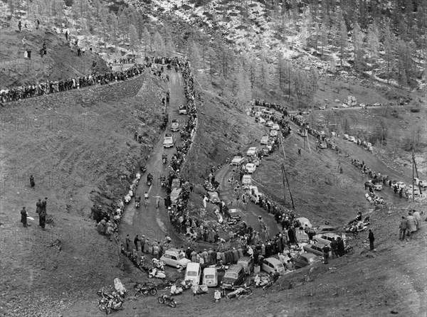 cyclisme, giro d'italia, étape trento bolzano, 1959