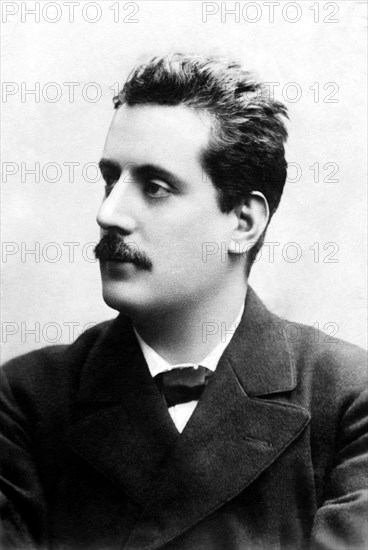 portrait de giacomo puccini, 1858-1924