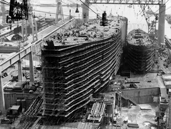 Michelangelo, chantier naval d'Ansaldo, 1963