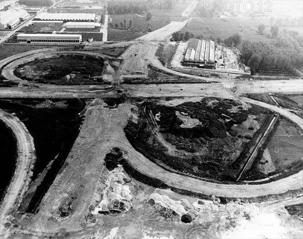 périphérique sud de turin, échangeur corso allemanno, 1970