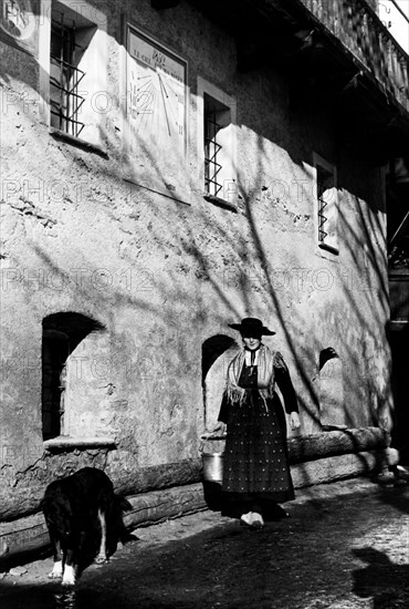 costume typique du val d'Aoste, 1952