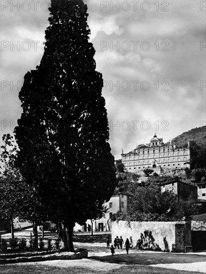 italie, toscane, collodi, vue de la villa garzoni, 1910 1920