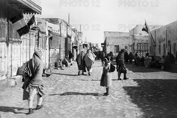 afrique, libye, tripoli, front de mer, 1930 1940