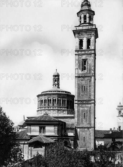 europe, italie, lombardie, como, vue du refuge mara près d'erba, 1930