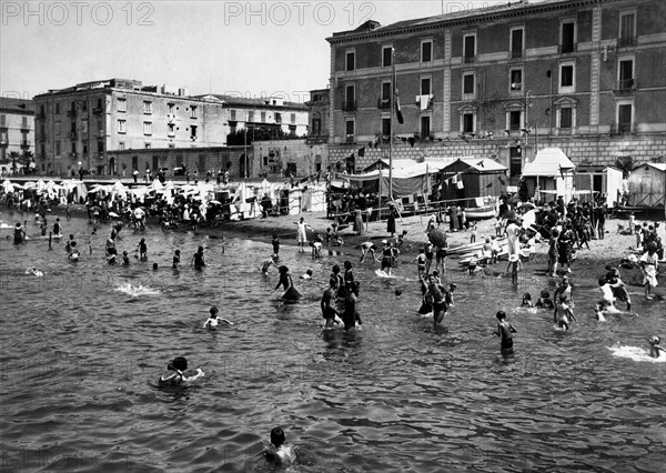 campanie, castellamare di stabia, plage corso garibaldi, 1920 1930