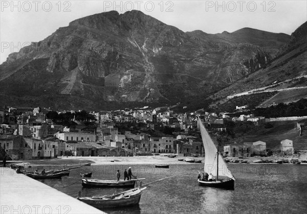 europe, italie, sicile, 1920