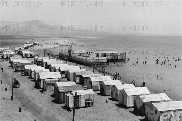 italie, sicile, licata, la station marine, 1910