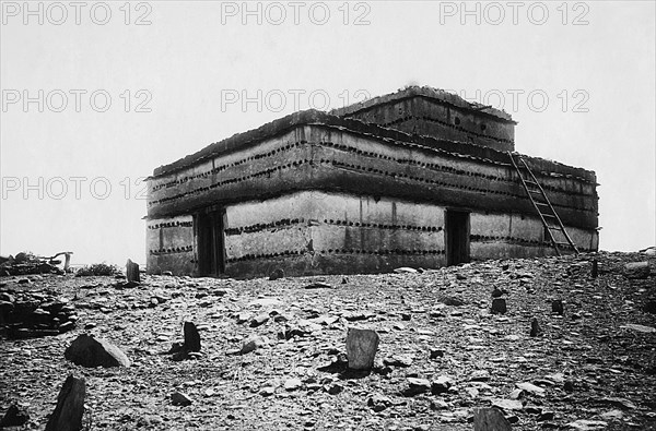 afrique, eritrea, asmara, une église copte, 1920