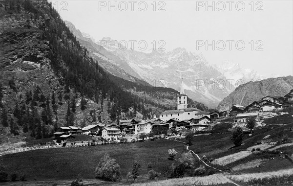 europe, italie, val d'aoste, valtournenche, 1910 1920