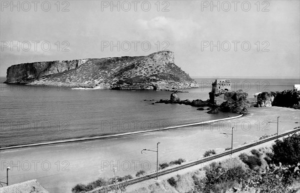 île dino, praia a mare, calabre, italie, 1955