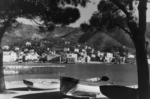 rapallo, ligurie, italie 1955