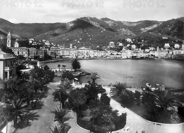 rapallo, ligurie, italie